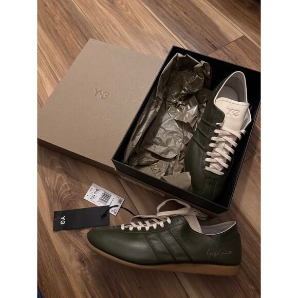 Y-3 Yohji Yamamoto Adidas Japan Shoes Green US 9.5 - Picture 3 of 3